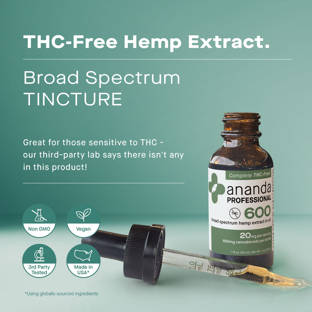 Broad Spectrum CBD Tincture 600mg