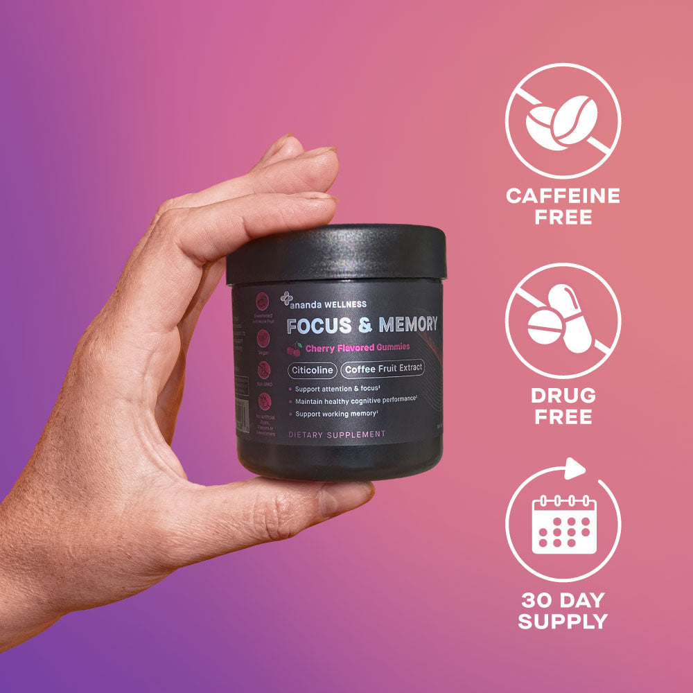 Focus & Memory Gummy | Cherry - 60 Count