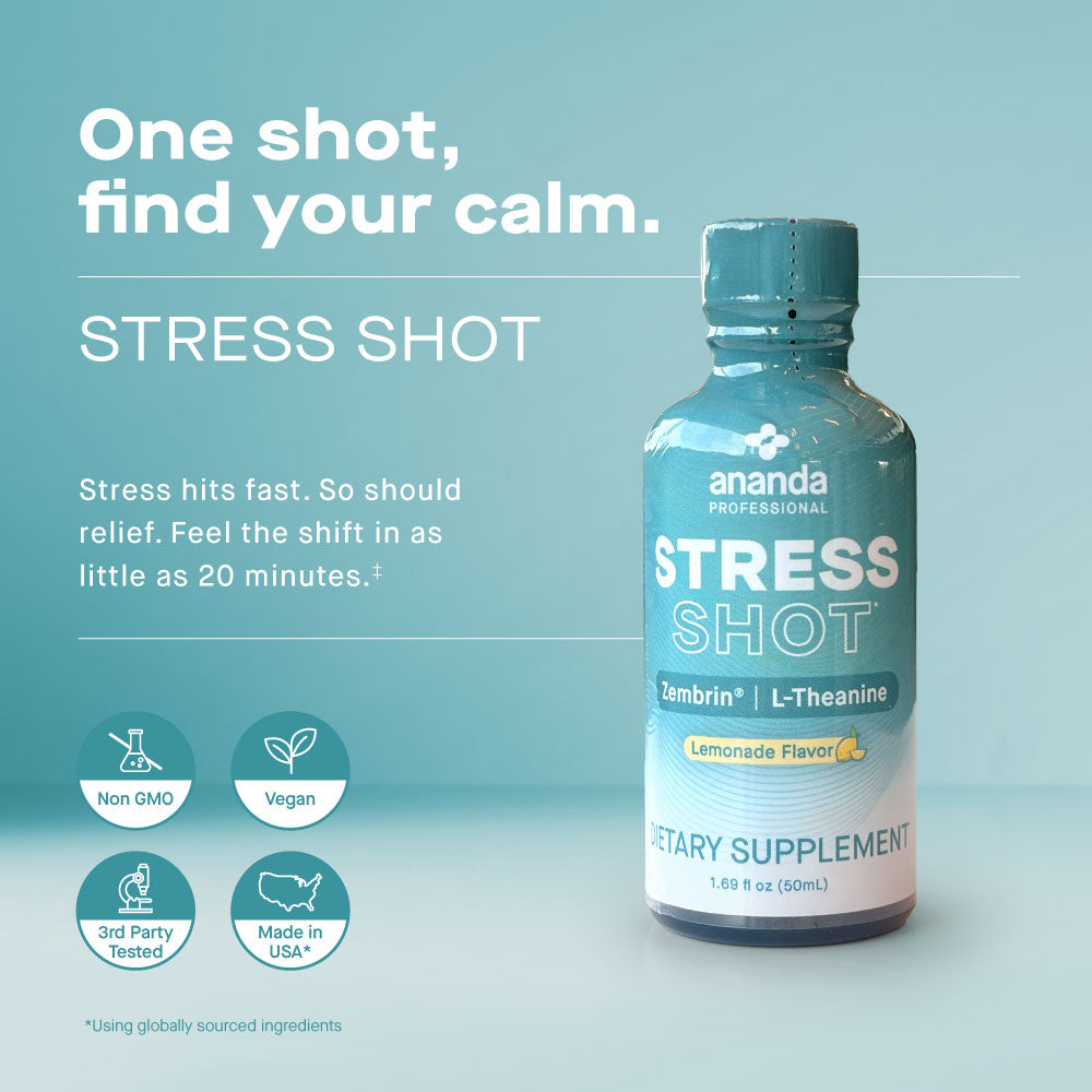 Ananda Stress Shot | Zembrin (kanna) + L-Theanine (4pk)