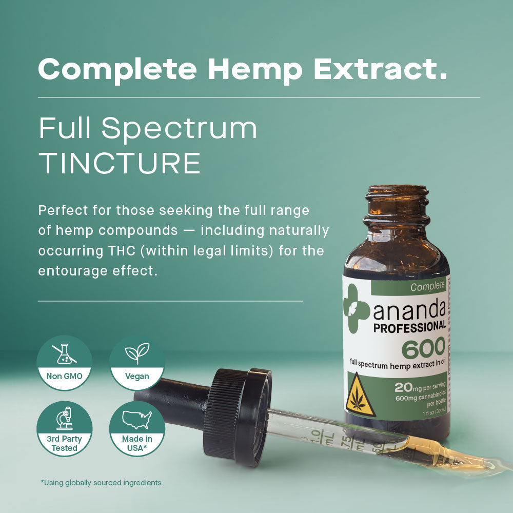 Full Spectrum CBD Tincture | 600mg per bottle