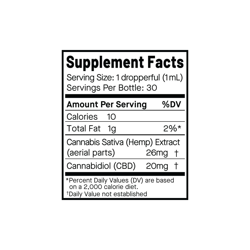 600mg Full Spectrum CBD Tincture