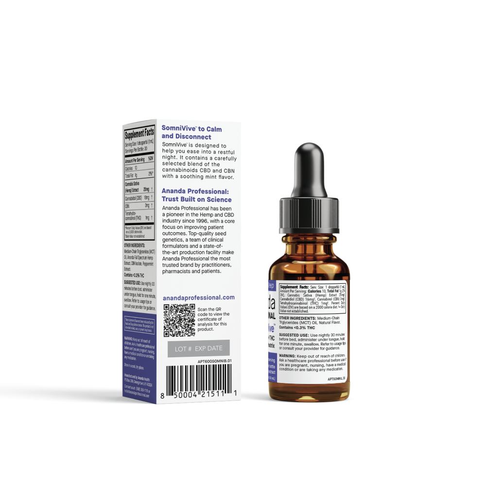 SomniVive Sleep Tincture 600mg