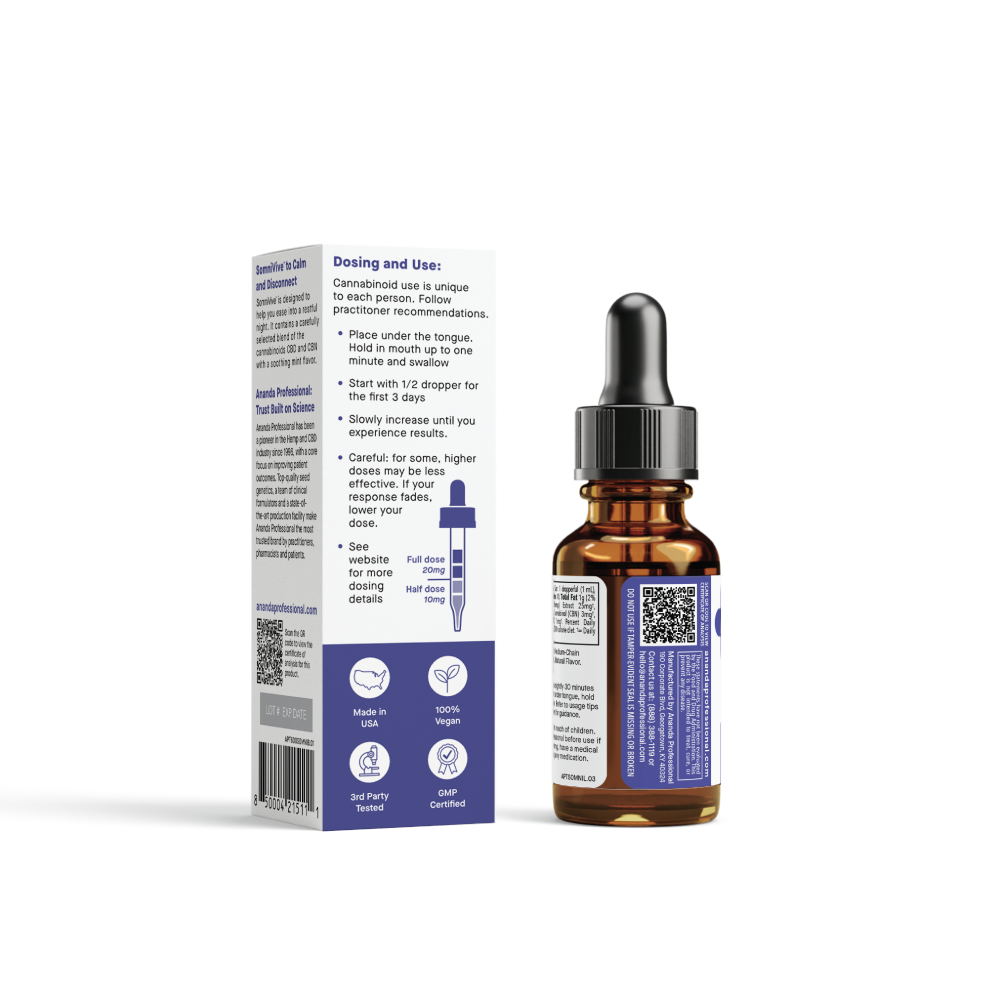 SomniVive Sleep Tincture 600mg