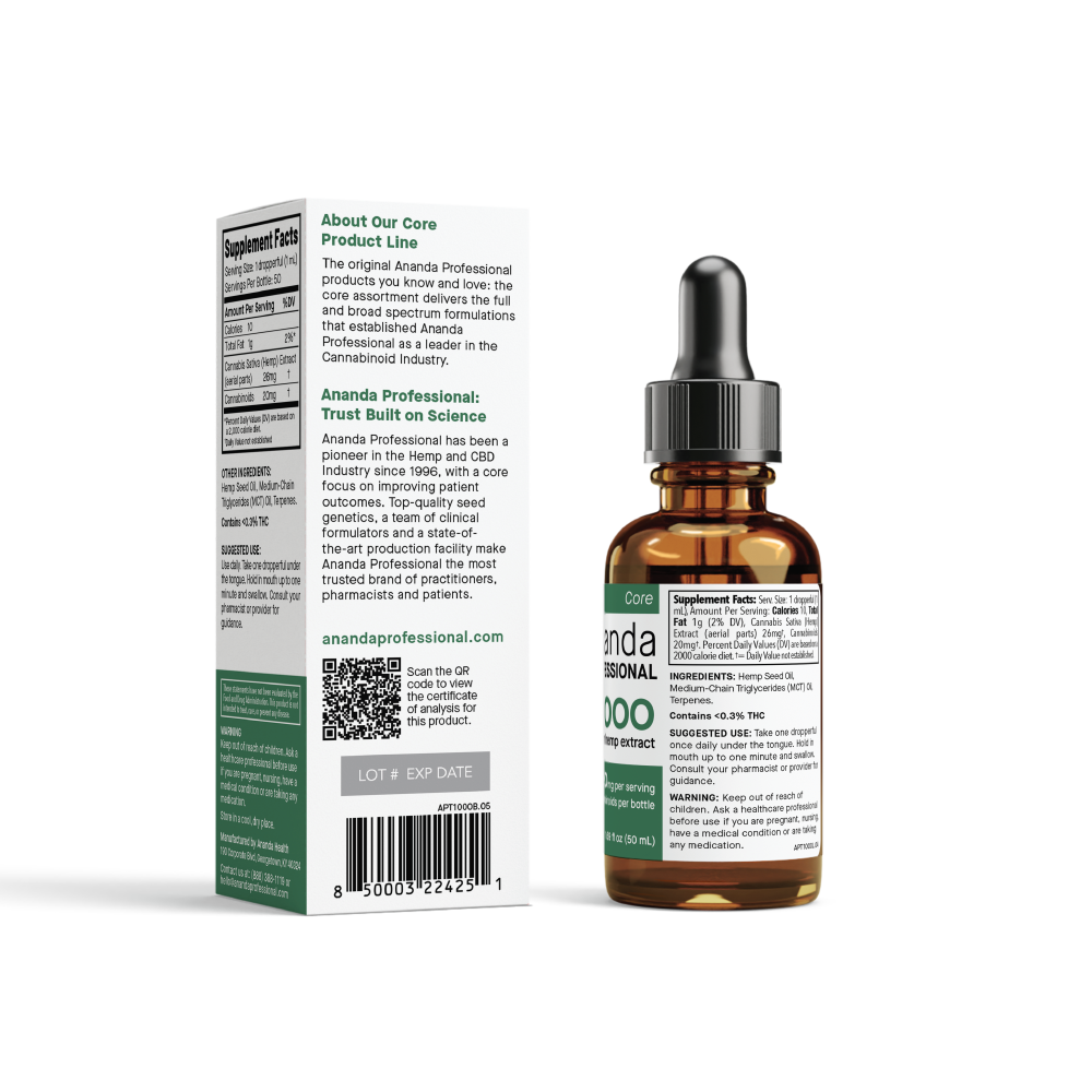 1000mg Full Spectrum CBD Tincture