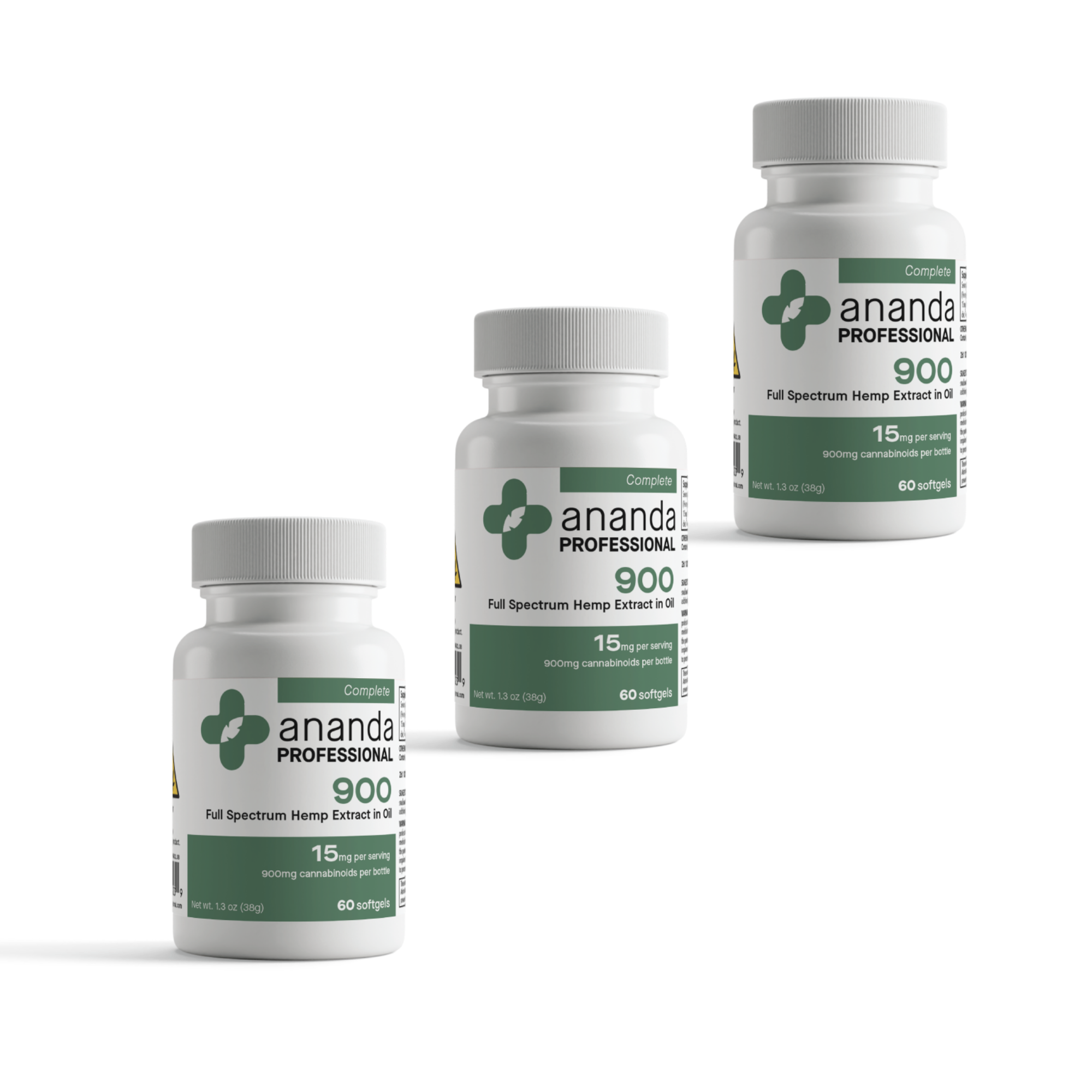 Full Spectrum CBD Softgels Bundle | 3-Month Supply | 15mg per serving