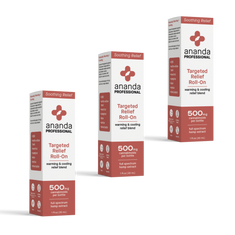 CBD-Infused Soothing Roll-on Bundle | 3pk | 500mg per bottle