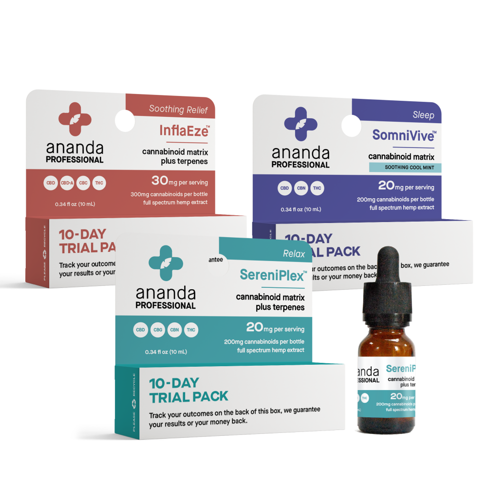 3pk Trial Size Longevity Tinctures - Ananda Professional